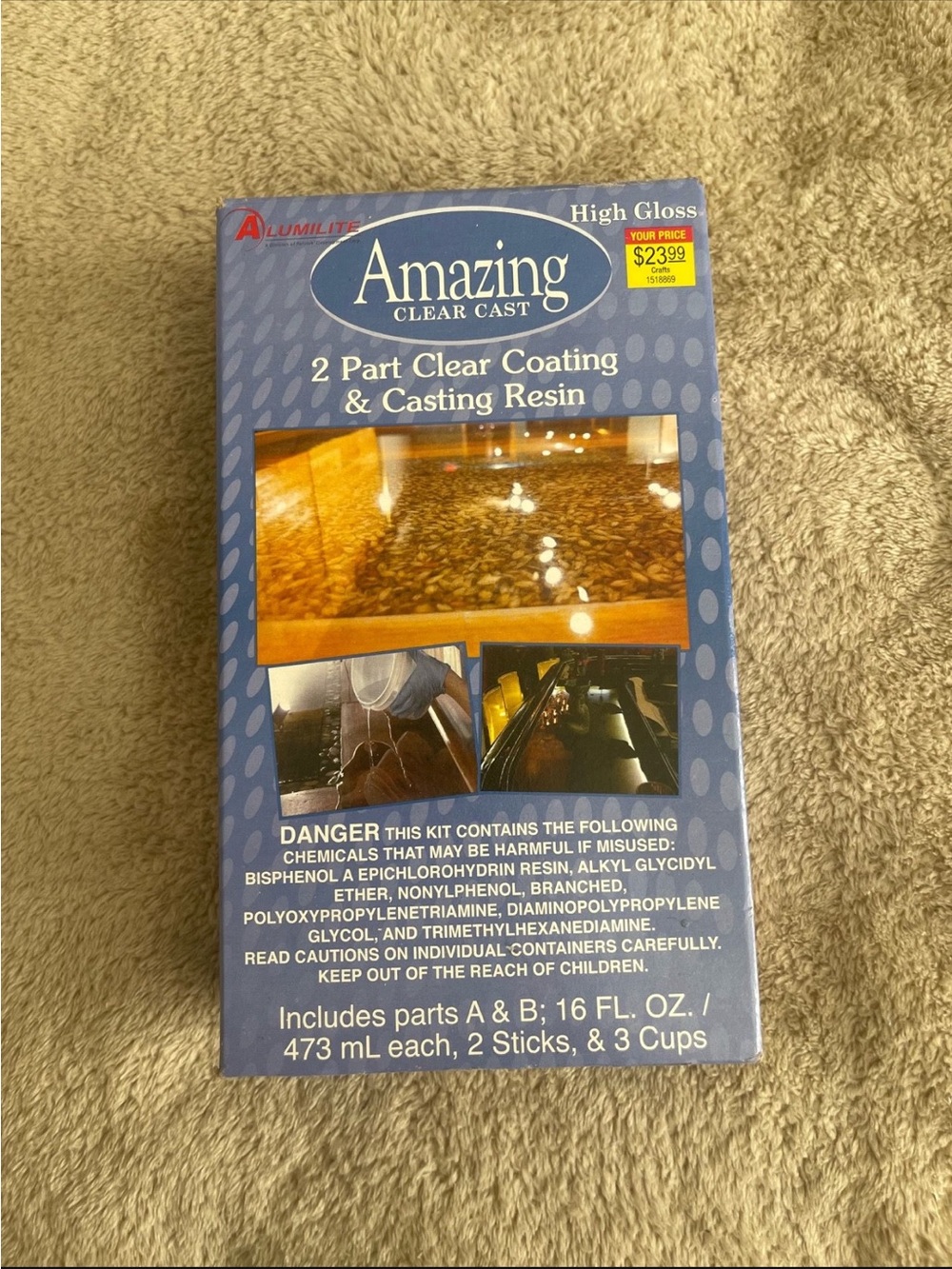 Clear Cast 2-Part Clear Coating & Casting Resin